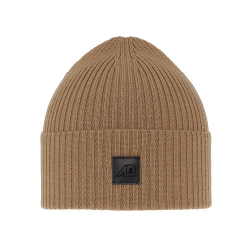 Czapka męska wiosenno-zimowa, szara, 100% wełniana merino Matias