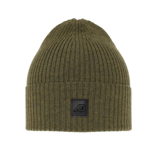 Czapka męska wiosenno-zimowa, szara, 100% wełniana merino Matias